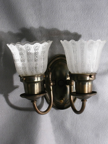 Pair of Double Arm Sconces